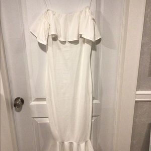 Havana Ruffle MIDI Dress